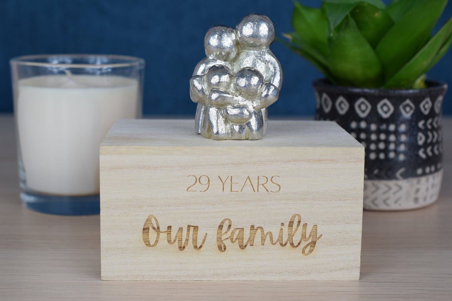 29 Years Our Little Hugging Family | 29th Anniversary Gift - Choose Your Own Family Combination | Part of the We Made a Family Range