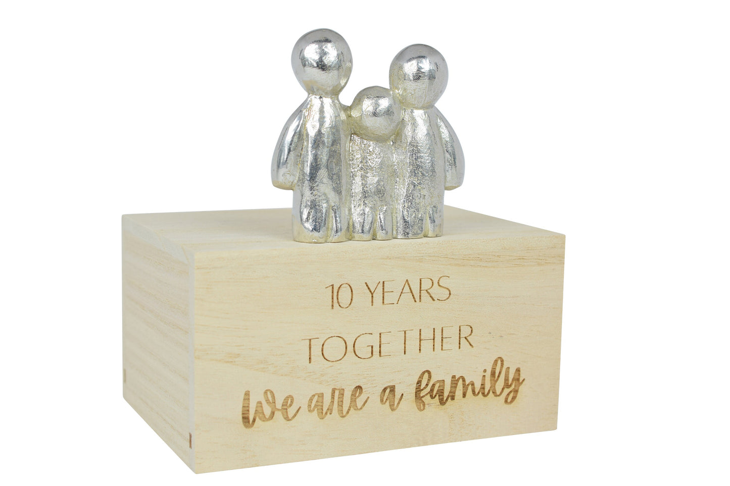 10 Years Together We Are A Family | 10th Anniversary Gift - Choose Your Own Family Combination | Part of the We Made a Family Range