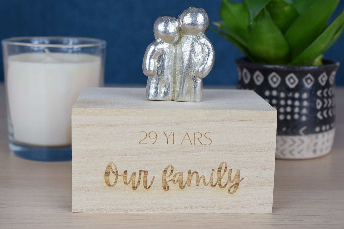 29 Years Our Little Hugging Family | 29th Anniversary Gift - Choose Your Own Family Combination | Part of the We Made a Family Range
