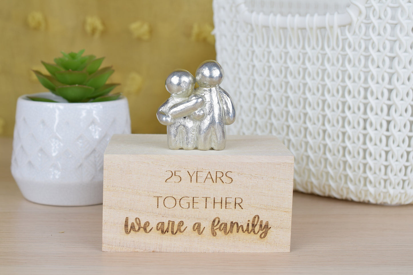 25 Years Together We Are A Family | 25th Anniversary Gift - Choose Your Own Family Combination | Part of the We Made a Family Range