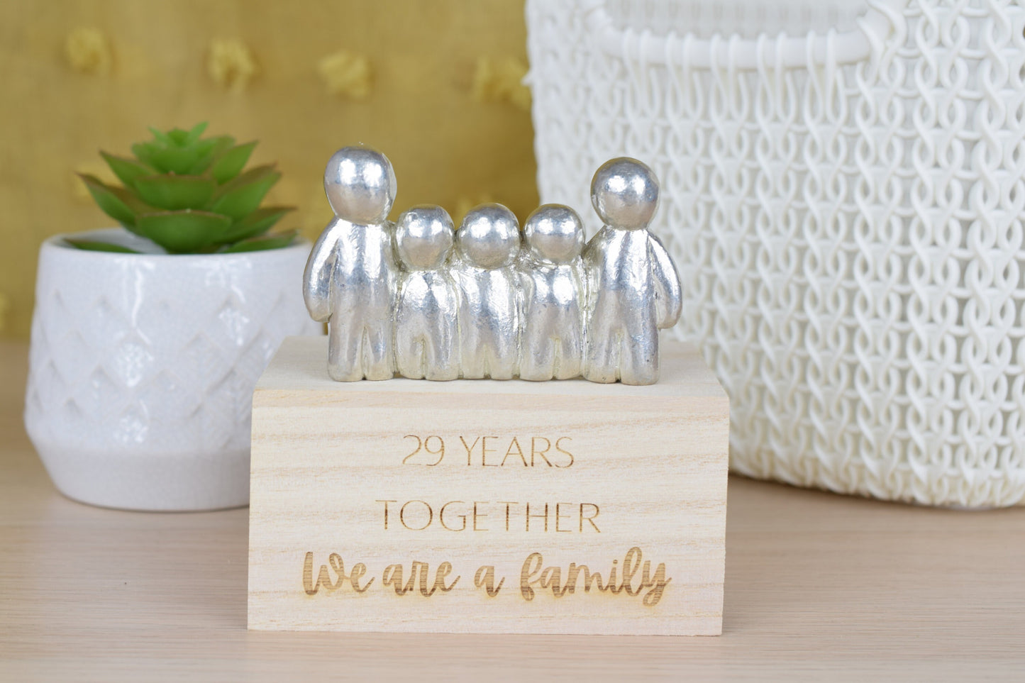 29 Years Together We Are A Family | 29th Anniversary Gift - Choose Your Own Family Combination | Part of the We Made a Family Range