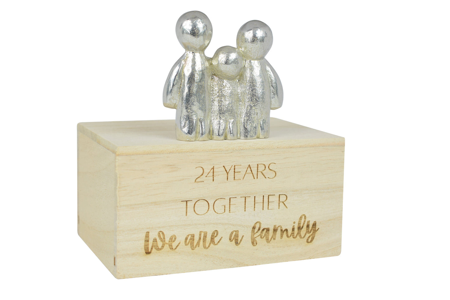 24 Years Together We Are A Family | 24th Anniversary Gift - Choose Your Own Family Combination | Part of the We Made a Family Range
