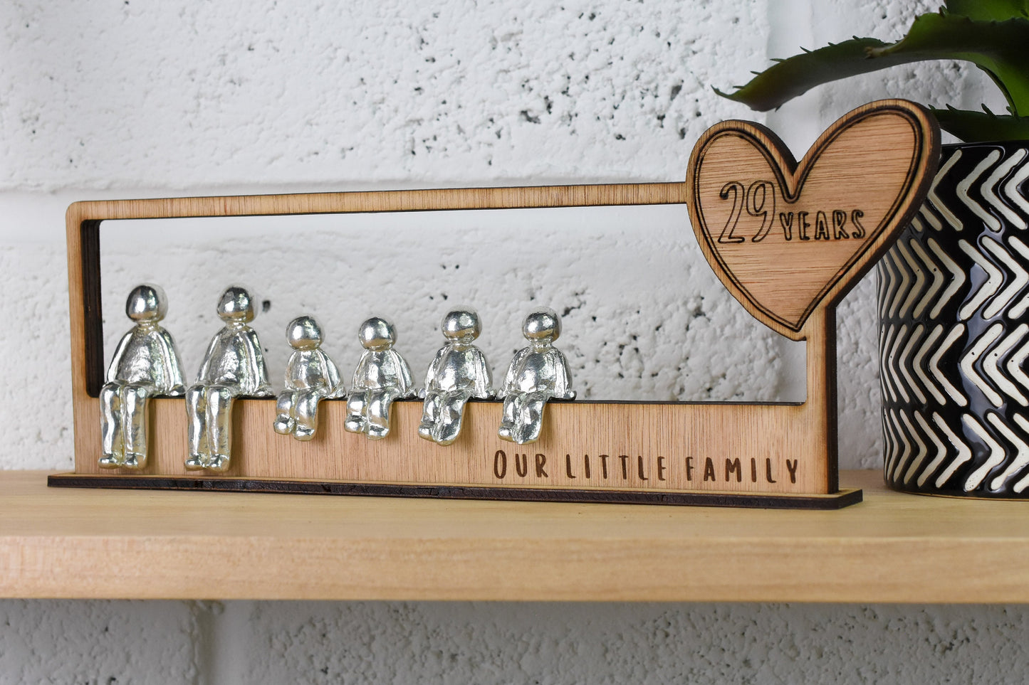 29 Years Our Little Family | 29th Anniversary Gift - Choose Your Own Family Combination