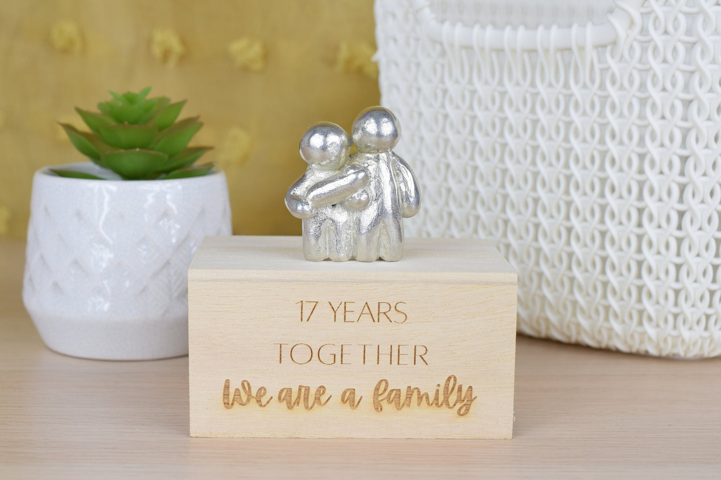 17 Years Together We Are A Family | 17th Anniversary Gift - Choose Your Own Family Combination | Part of the We Made a Family Range