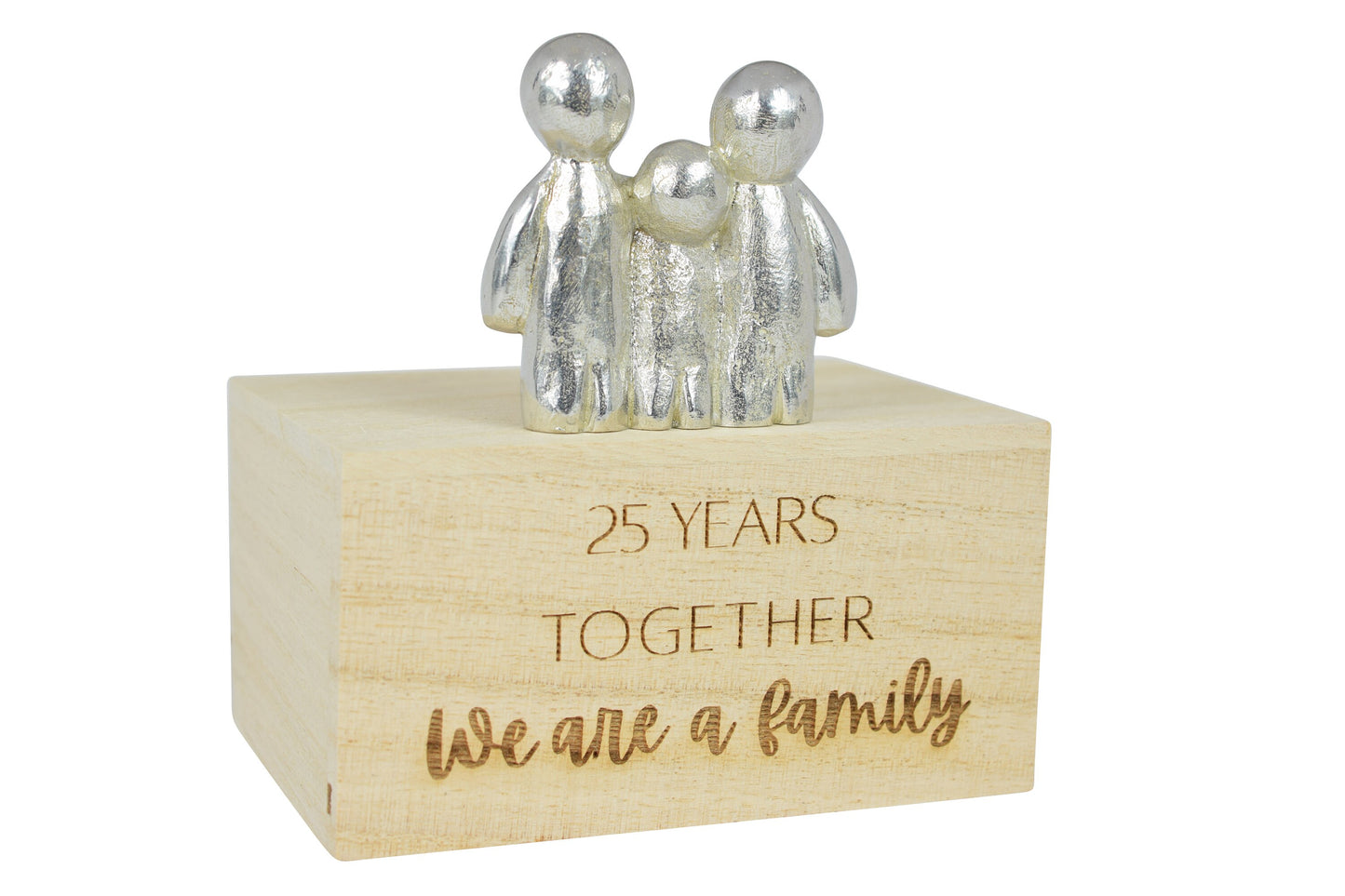 25 Years Together We Are A Family | 25th Anniversary Gift - Choose Your Own Family Combination | Part of the We Made a Family Range