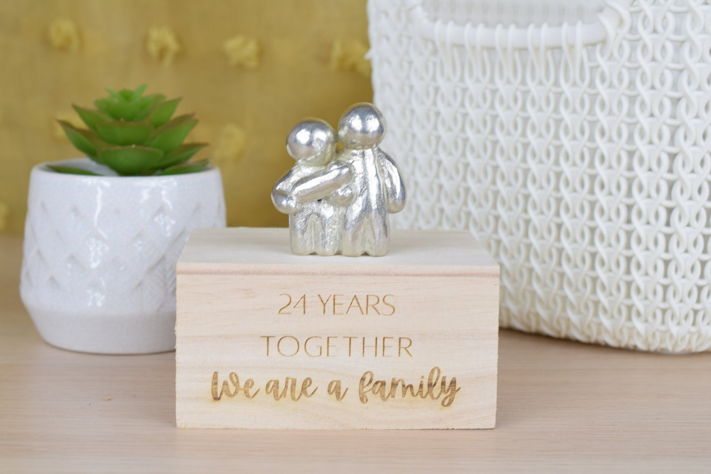 24 Years Together We Are A Family | 24th Anniversary Gift - Choose Your Own Family Combination | Part of the We Made a Family Range