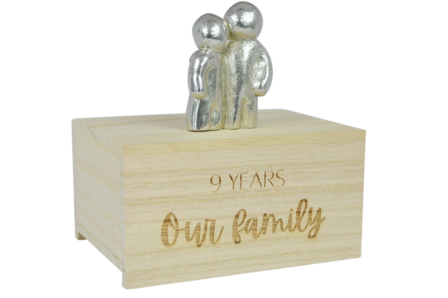 9 Years Our Little Hugging Family | 9th Anniversary Gift - Choose Your Own Family Combination | Part of the We Made a Family Range
