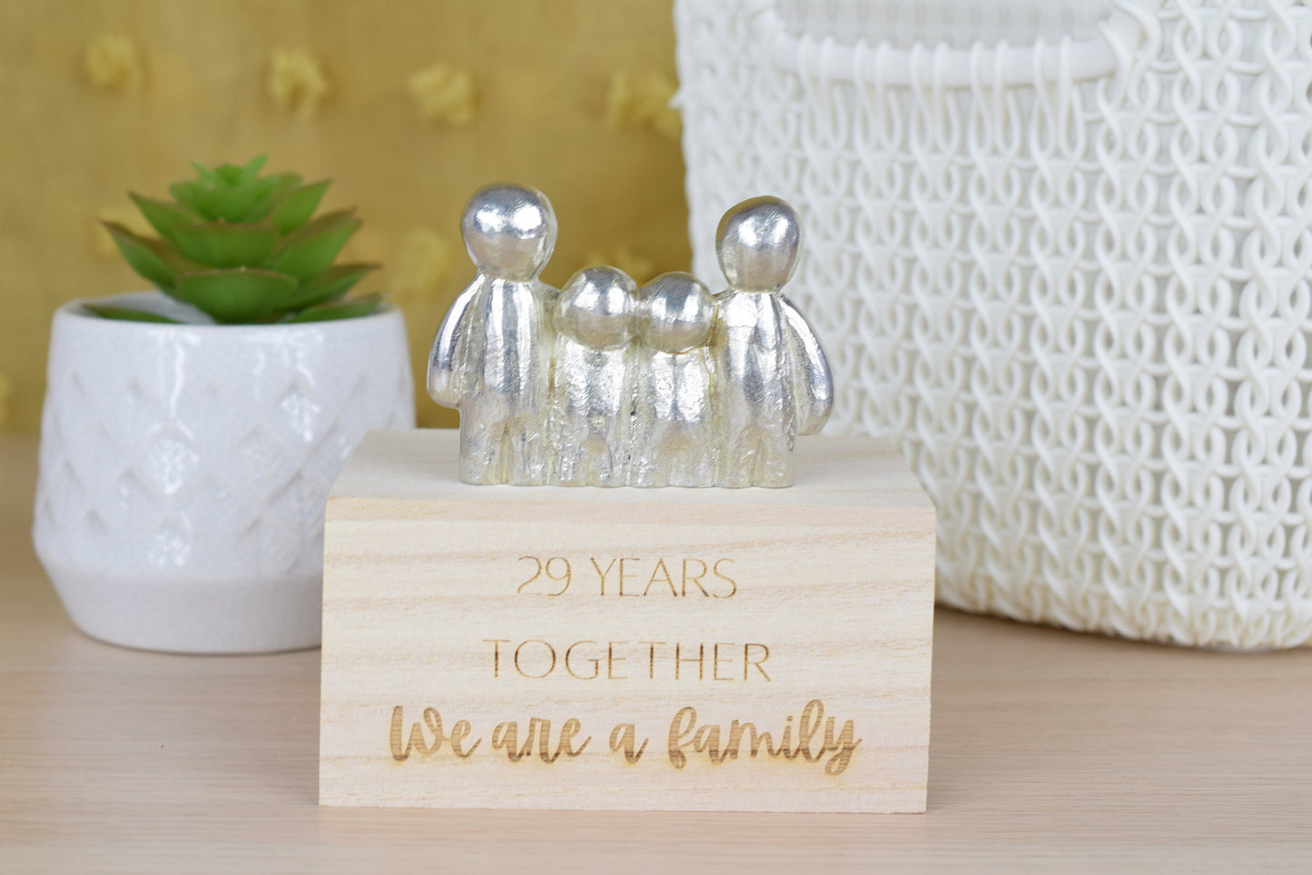 29 Years Together We Are A Family | 29th Anniversary Gift - Choose Your Own Family Combination | Part of the We Made a Family Range