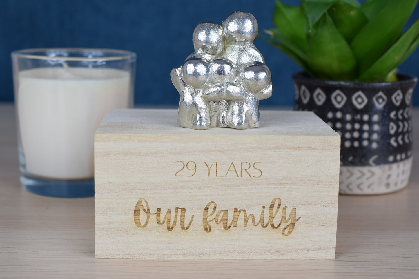 29 Years Our Little Hugging Family | 29th Anniversary Gift - Choose Your Own Family Combination | Part of the We Made a Family Range