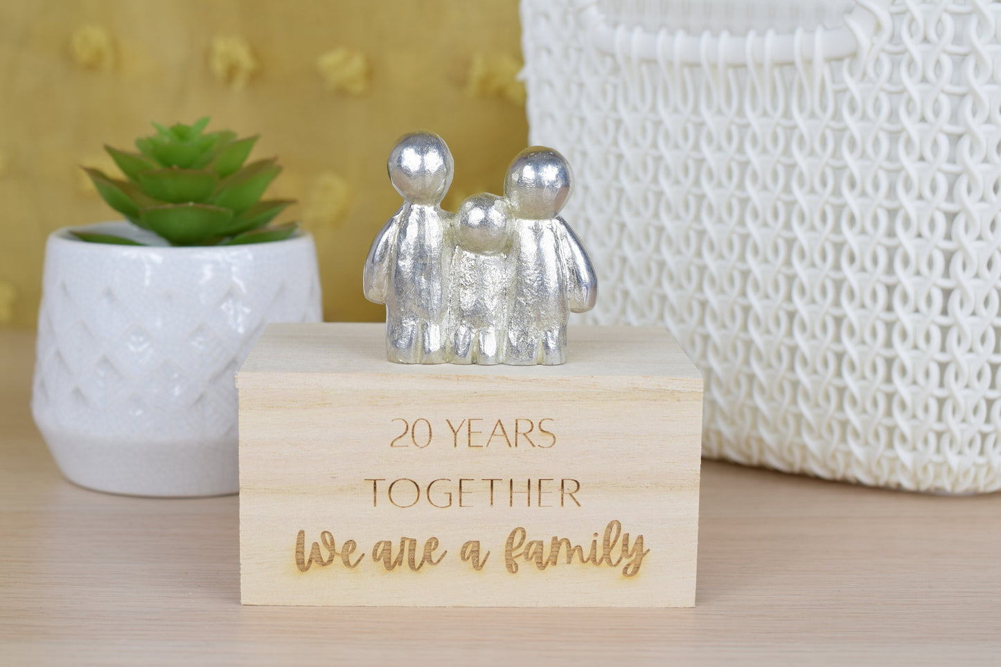 20 Years Together We Are A Family | 20th Anniversary Gift - Choose Your Own Family Combination | Part of the We Made a Family Range