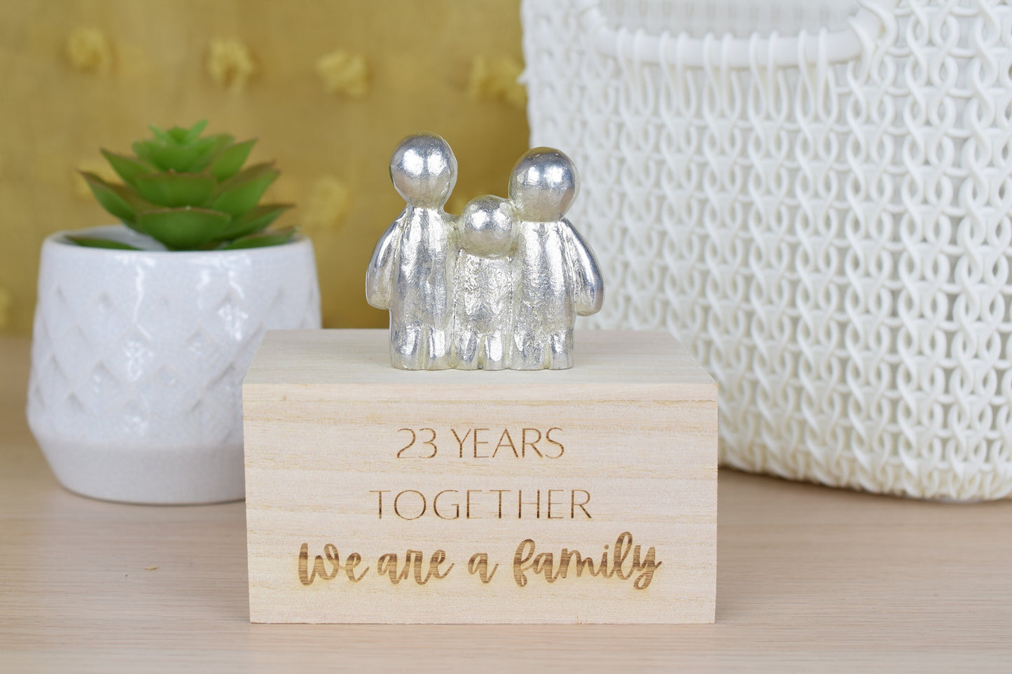 23 Years Together We Are A Family | 23rd Anniversary Gift - Choose Your Own Family Combination | Part of the We Made a Family Range