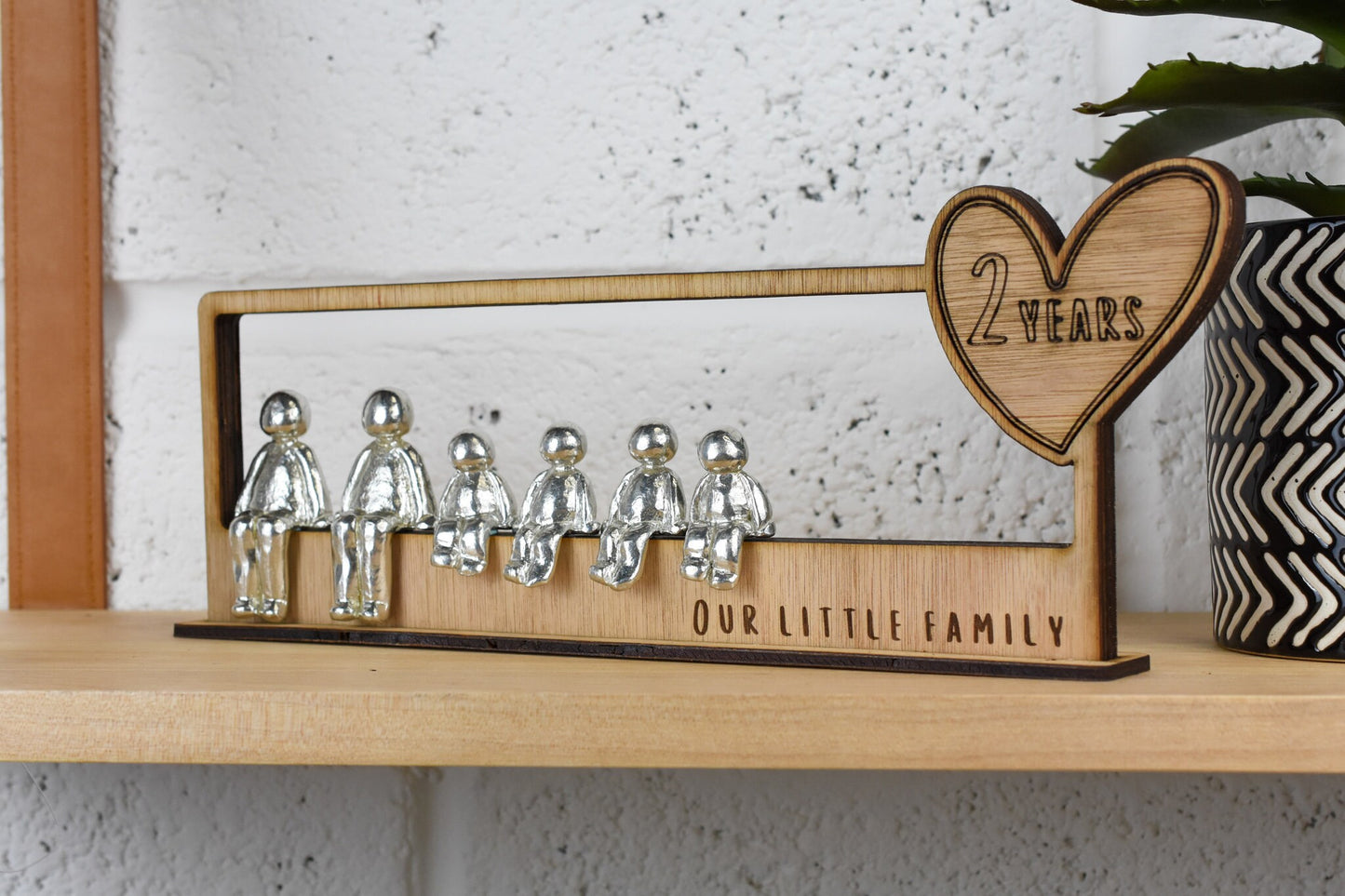 2 Years Our Little Family | 2nd Anniversary Gift - Choose Your Own Family Combination