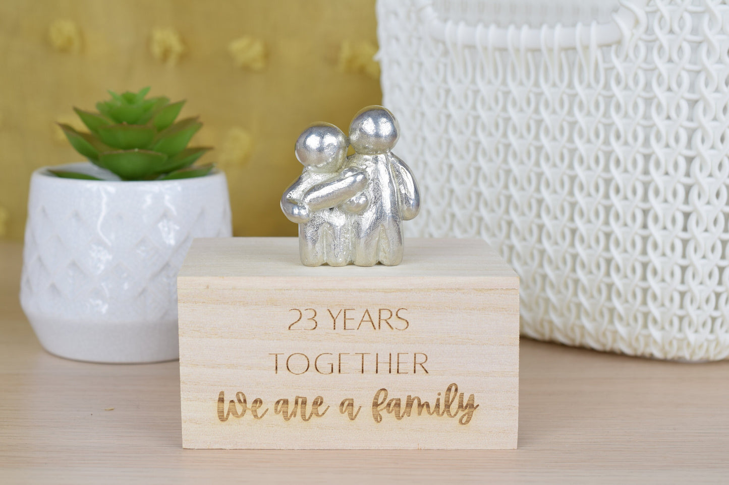23 Years Together We Are A Family | 23rd Anniversary Gift - Choose Your Own Family Combination | Part of the We Made a Family Range