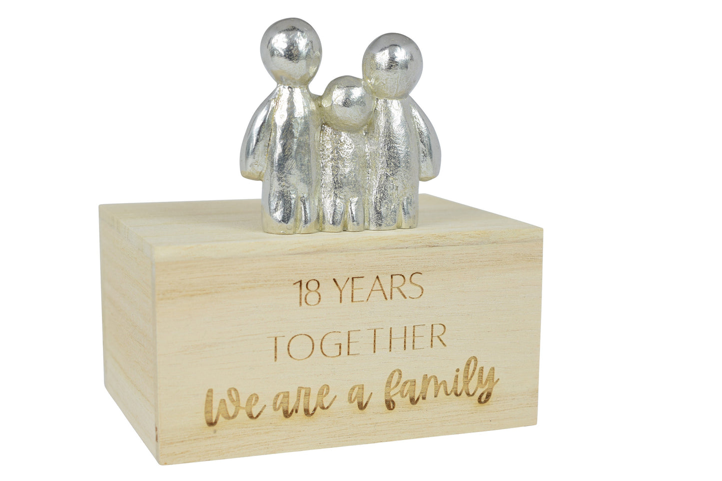 18 Years Together We Are A Family | 18th Anniversary Gift - Choose Your Own Family Combination | Part of the We Made a Family Range