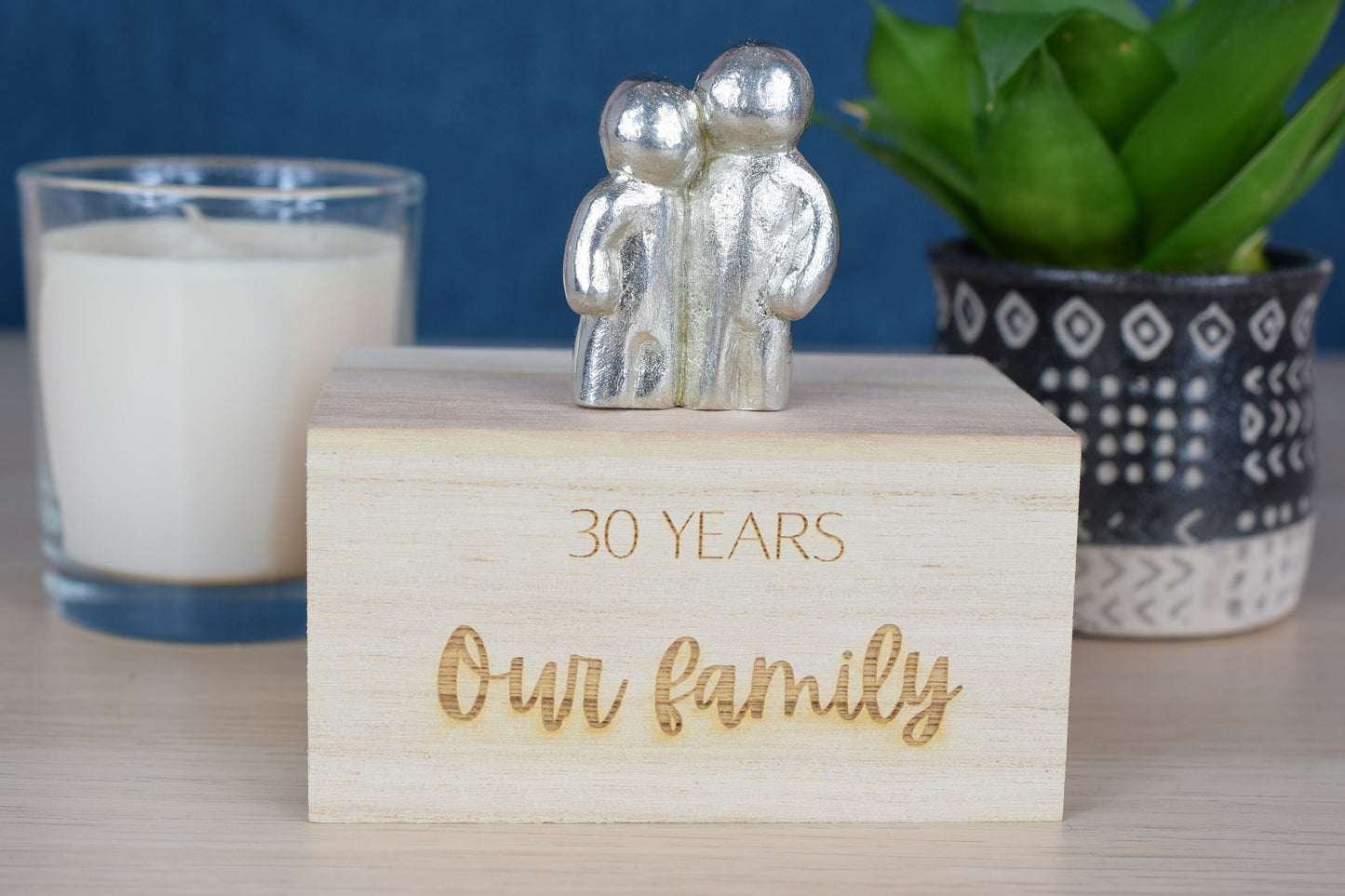 30 Years Our Little Hugging Family | 30th Anniversary Gift - Choose Your Own Family Combination | Part of the We Made a Family Range