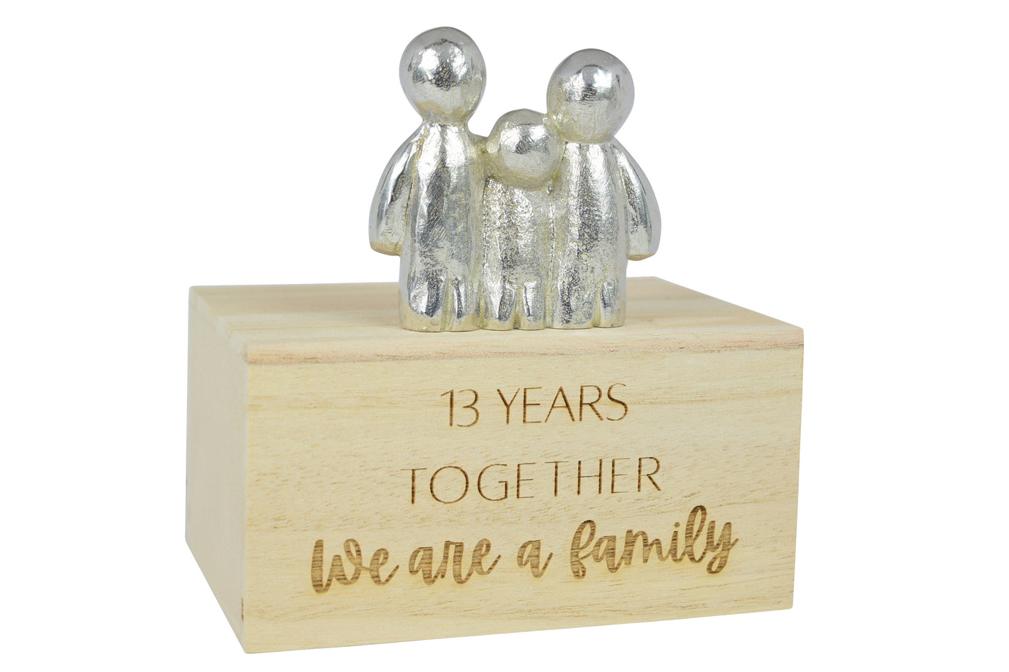 13 Years Together We Are A Family | 13th Anniversary Gift - Choose Your Own Family Combination | Part of the We Made a Family Range