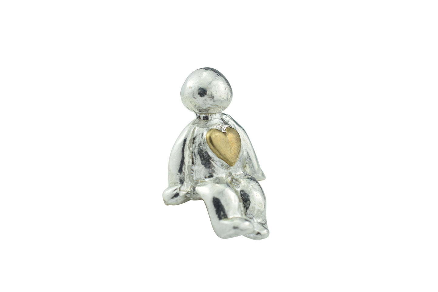 Bronze Anniversary 8 Years We Made a Family Sculpture Figurines with Bronze Hearts | 8th Anniversary | Wooden Box Size & Grain Will Vary