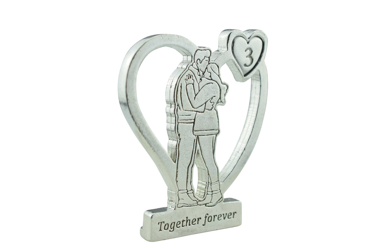 Together Forever Hugging Anniversary Gift - 3rd Anniversary