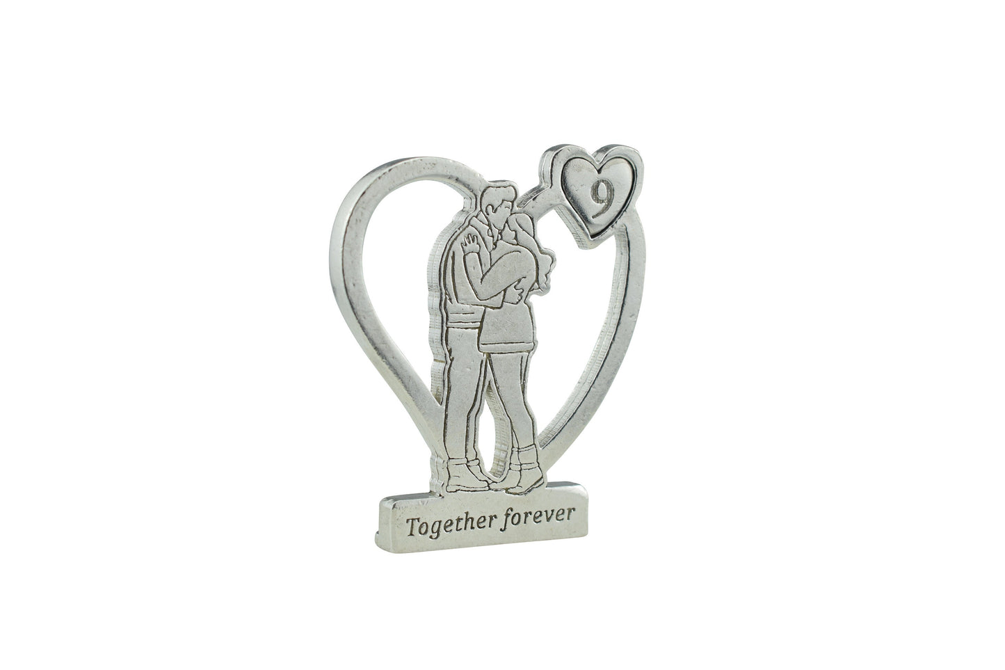 Together Forever Hugging Anniversary Gift - 9th Anniversary