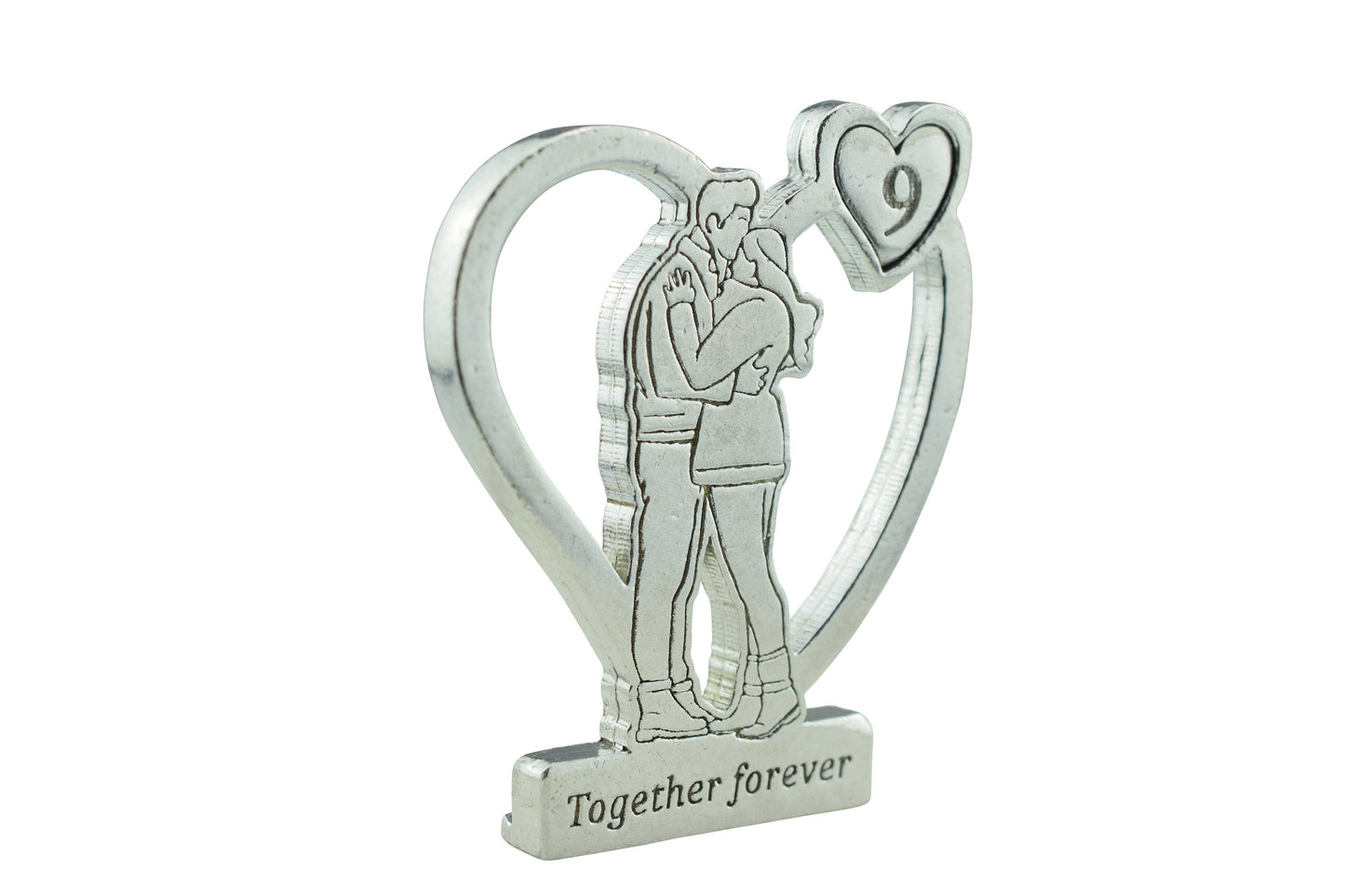 Together Forever Hugging Anniversary Gift - 9th Anniversary