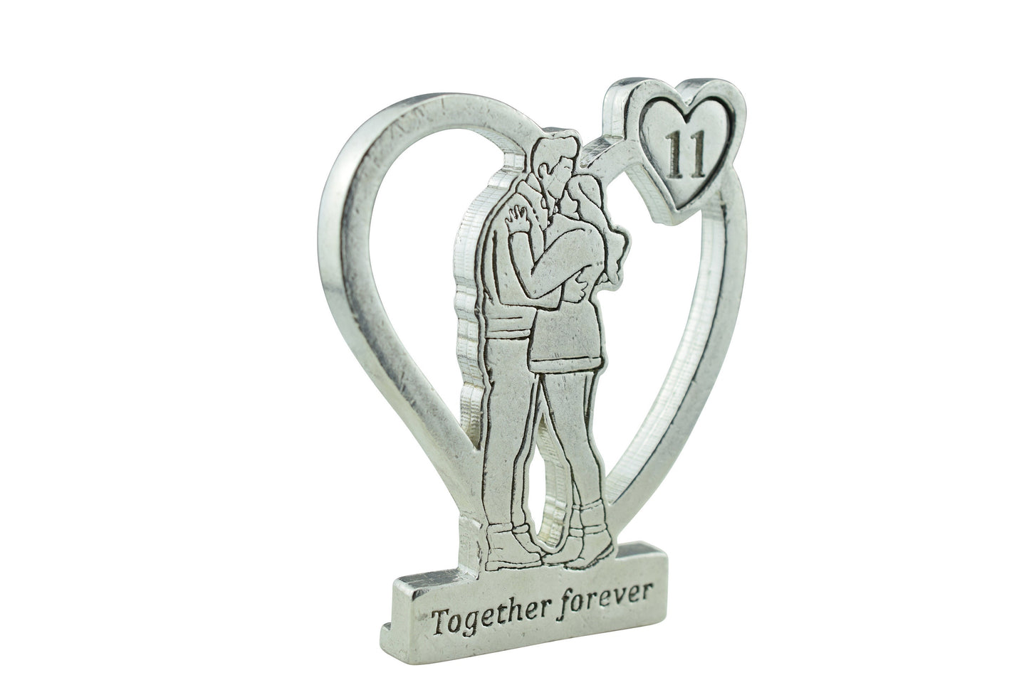 Together Forever Hugging Anniversary Gift - 11th Anniversary