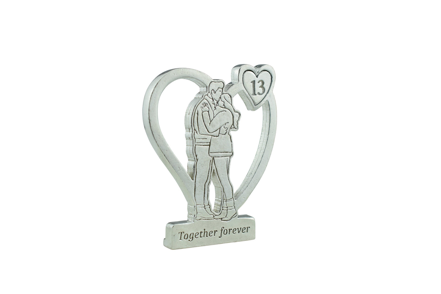 Together Forever Hugging Anniversary Gift - 13th Anniversary