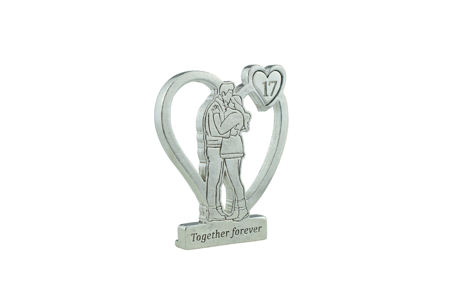 Together Forever Hugging Anniversary Gift - 17th Anniversary