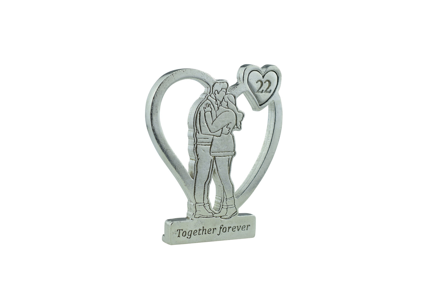 Together Forever Hugging Anniversary Gift - 22nd Anniversary