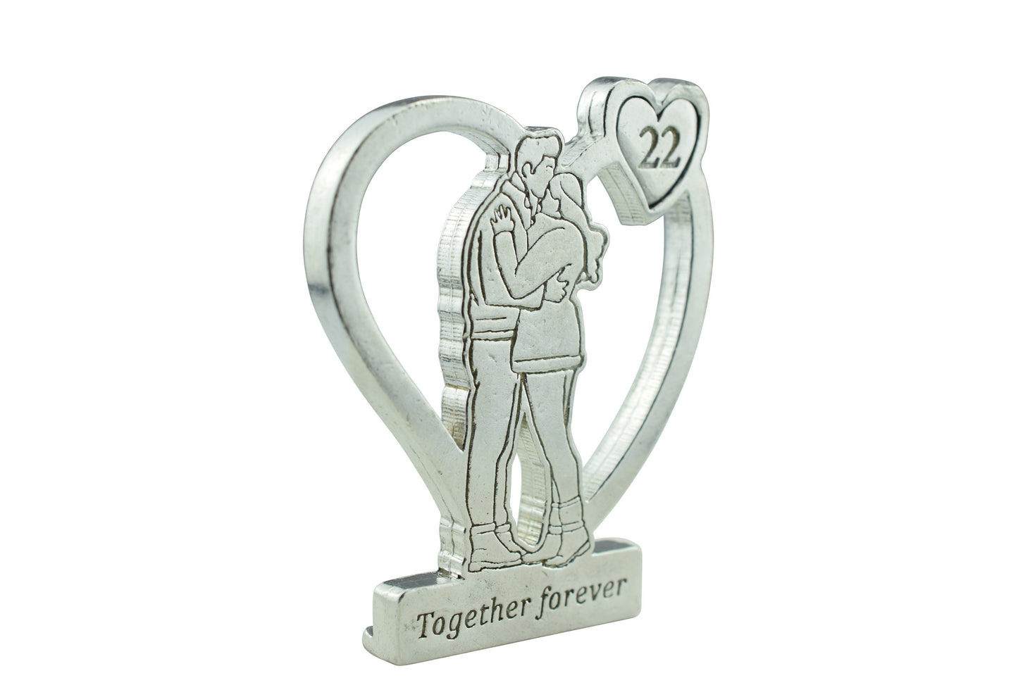 Together Forever Hugging Anniversary Gift - 22nd Anniversary