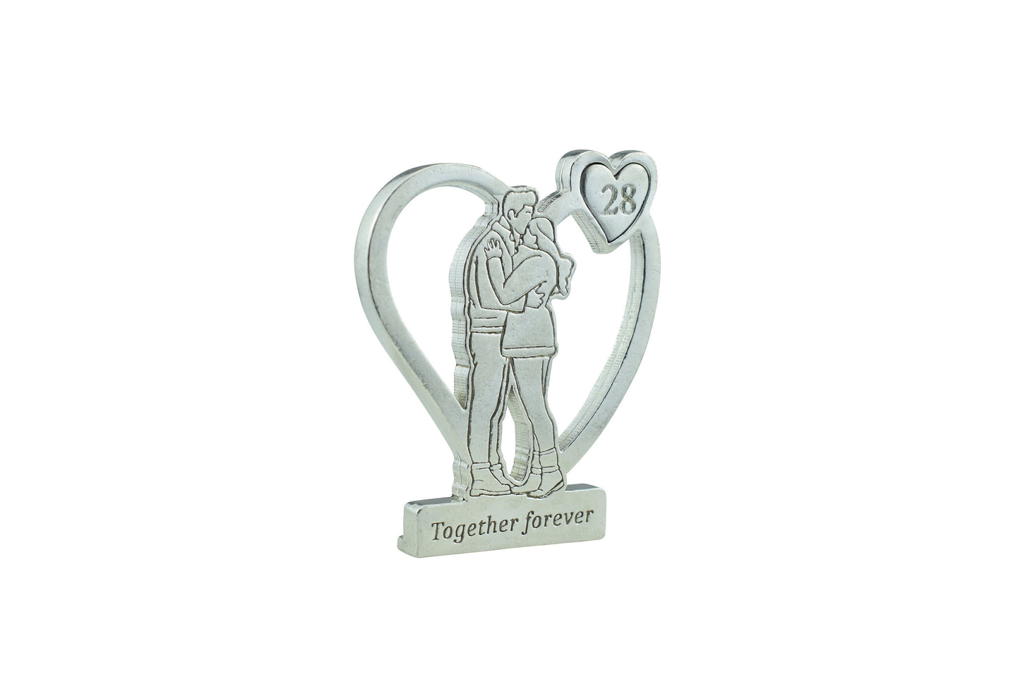 Together Forever Hugging Anniversary Gift - 28th Anniversary
