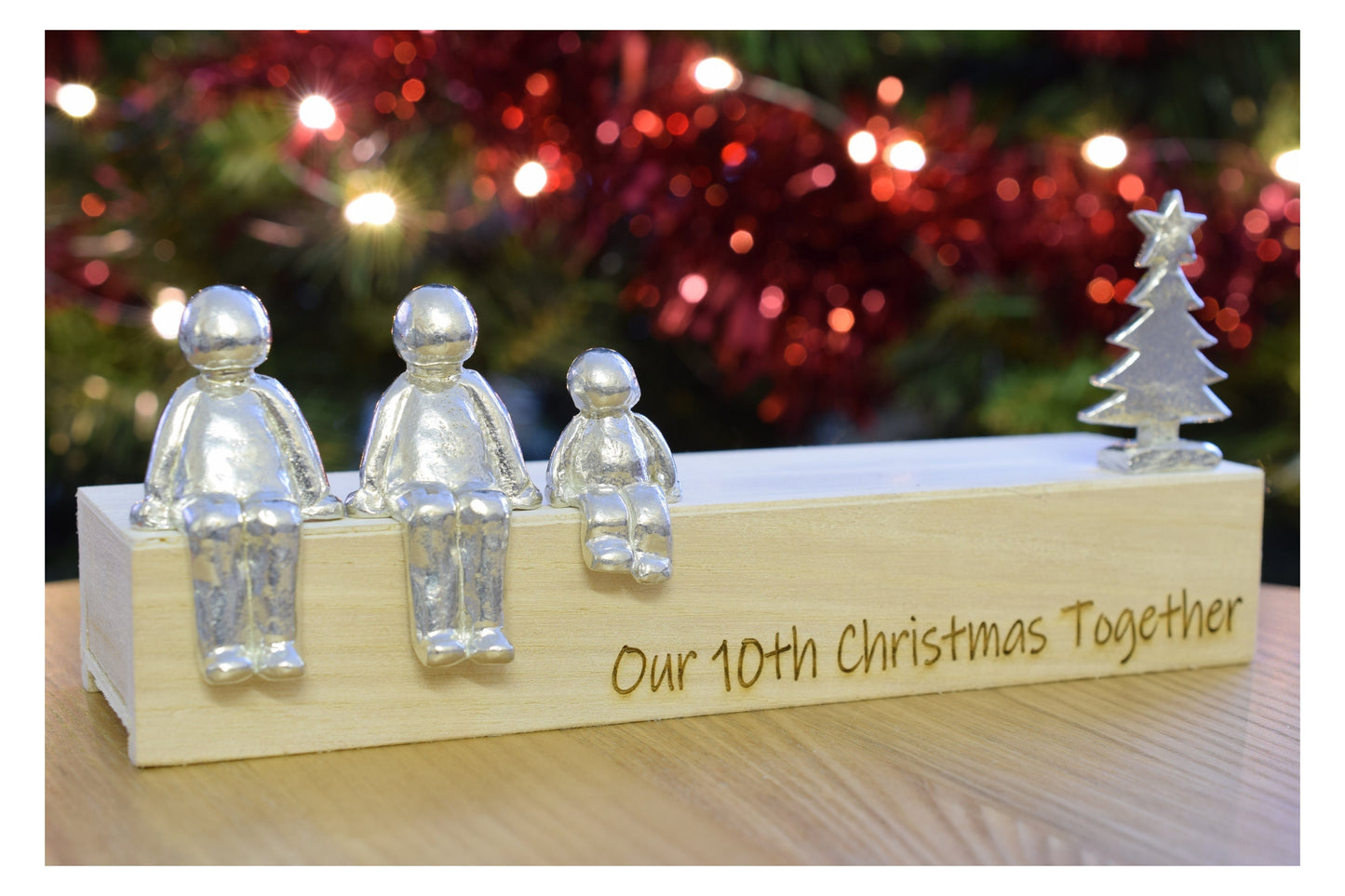 We Made A Family Christmas Edition | Now includes a Christmas Tree Figure | Personalised Gift