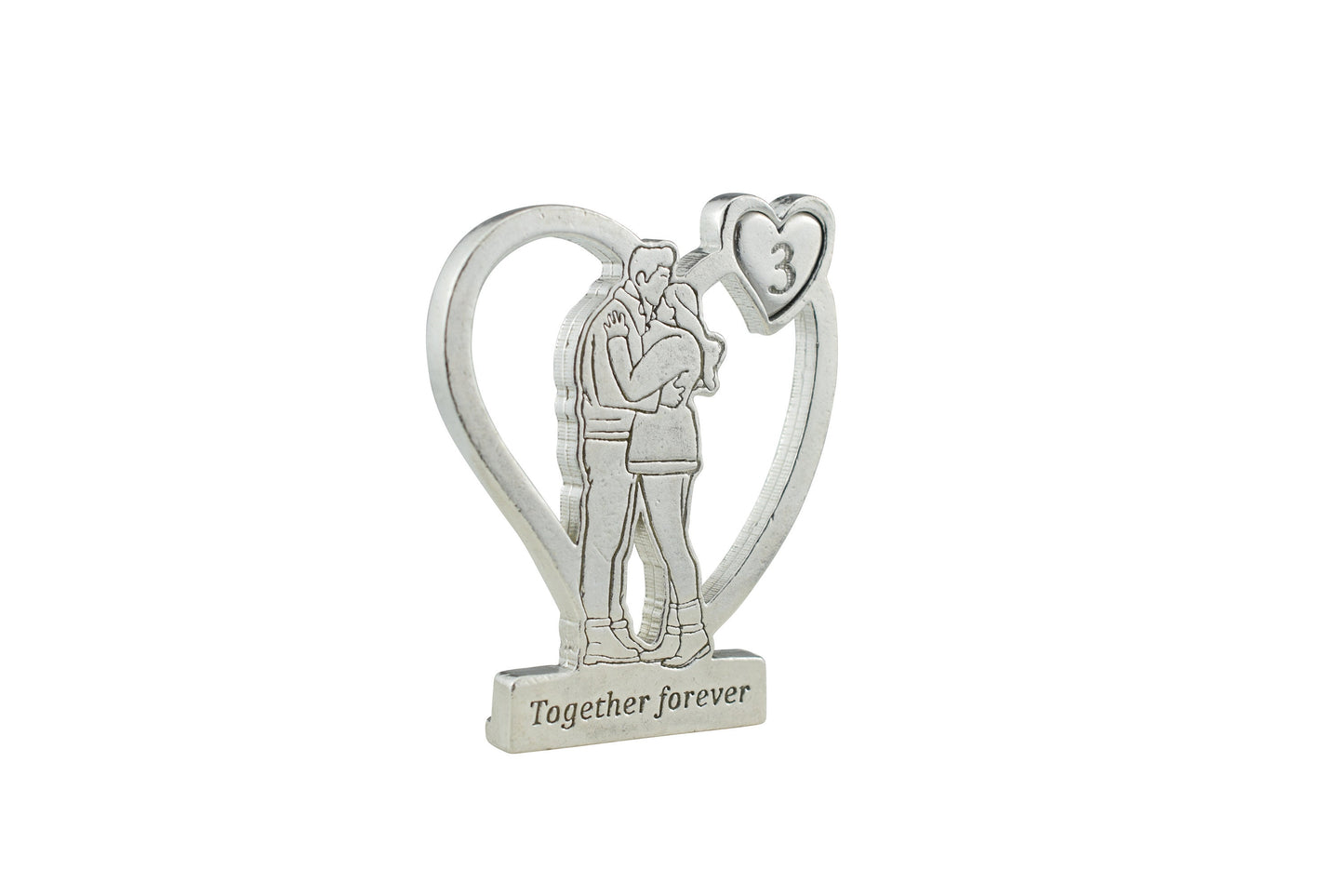 Together Forever Hugging Anniversary Gift - 3rd Anniversary