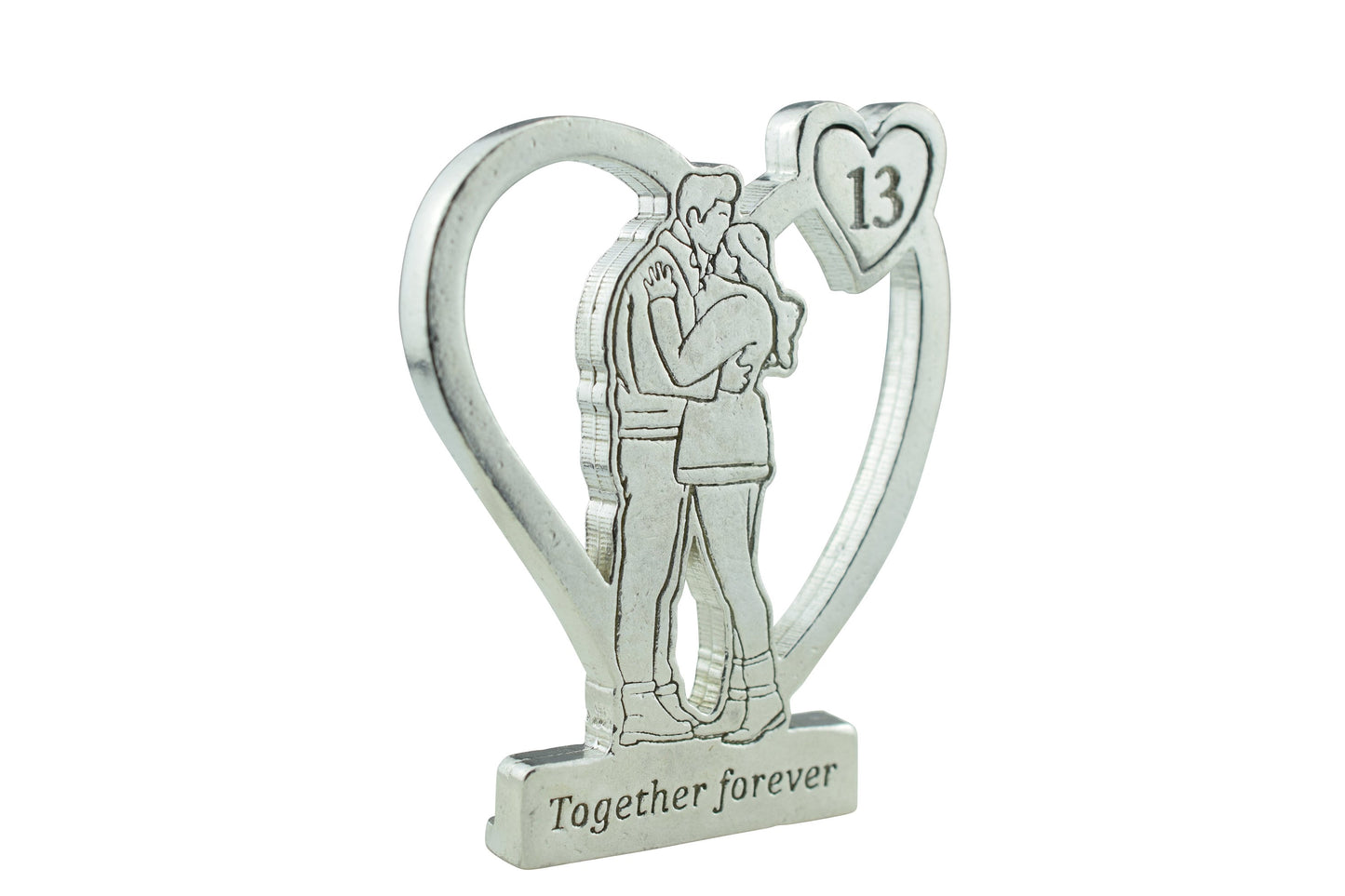 Together Forever Hugging Anniversary Gift - 13th Anniversary