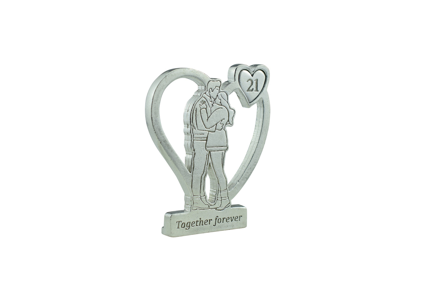 Together Forever Hugging Anniversary Gift - 21st Anniversary