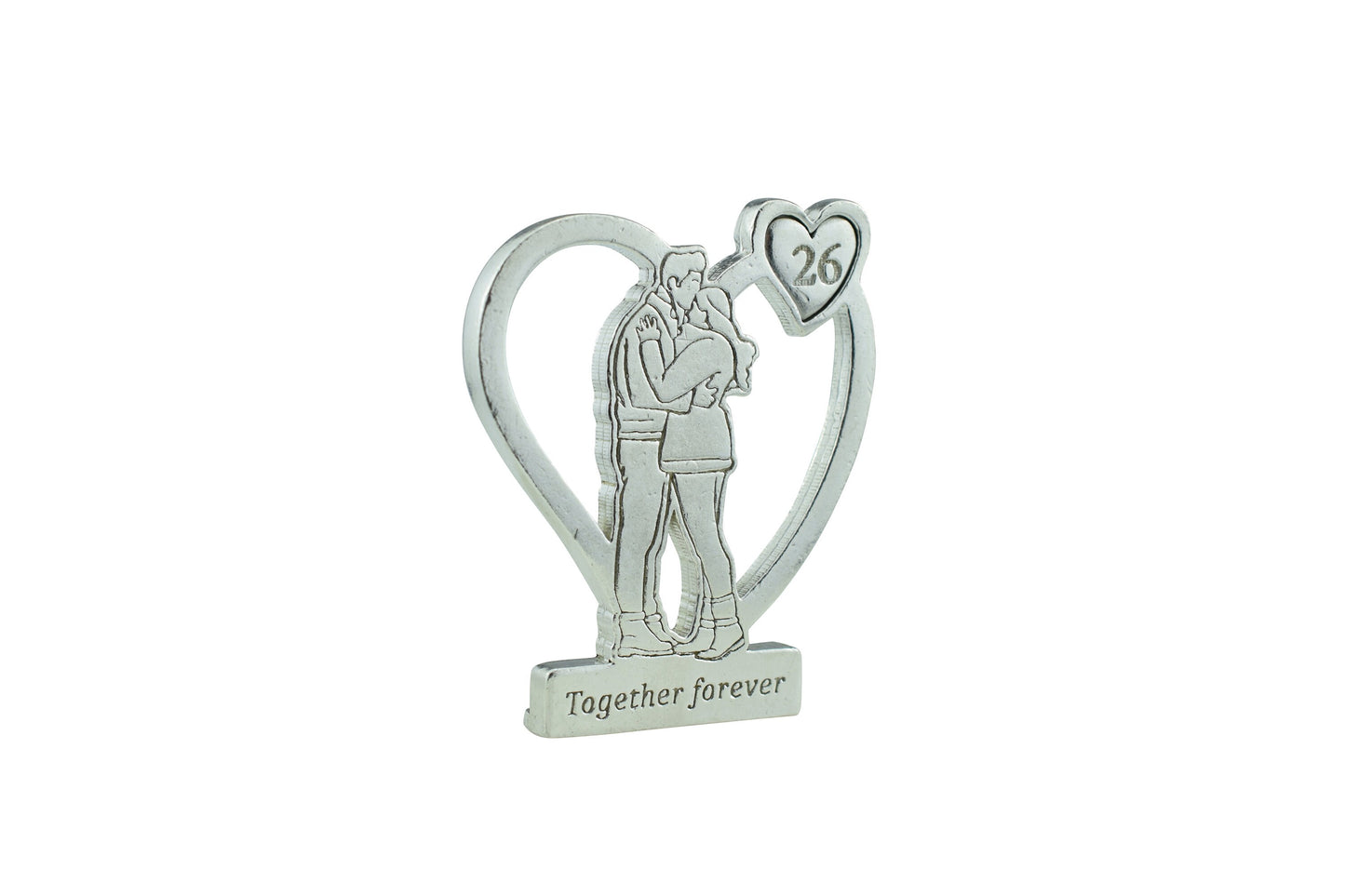 Together Forever Hugging Anniversary Gift - 26th Anniversary