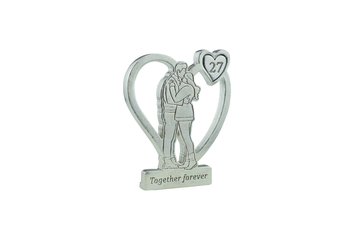Together Forever Hugging Anniversary Gift - 27th Anniversary