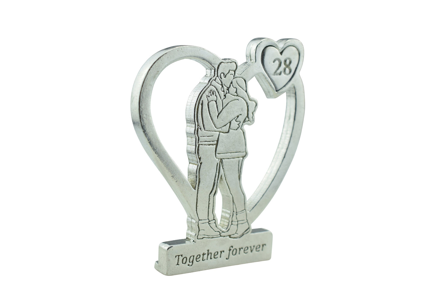 Together Forever Hugging Anniversary Gift - 28th Anniversary