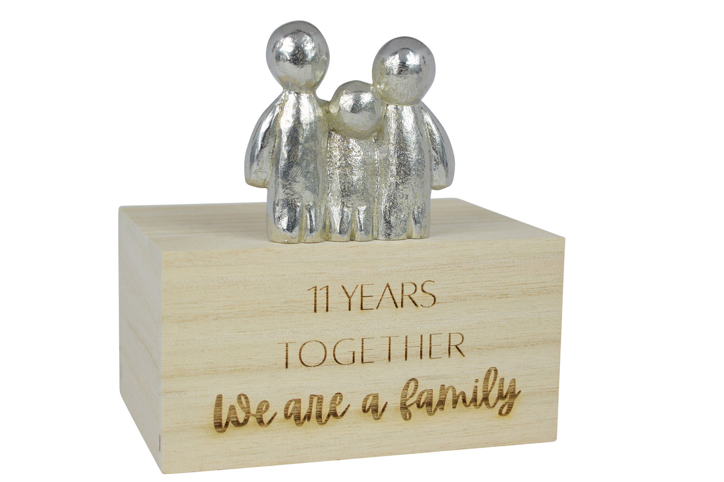 11 Years Together We Are A Family | 11th Anniversary Gift - Choose Your Own Family Combination | Part of the We Made a Family Range