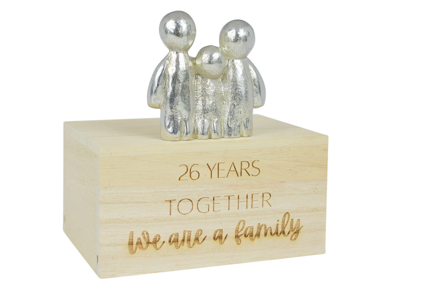 26 Years Together We Are A Family | 26th Anniversary Gift - Choose Your Own Family Combination | Part of the We Made a Family Range
