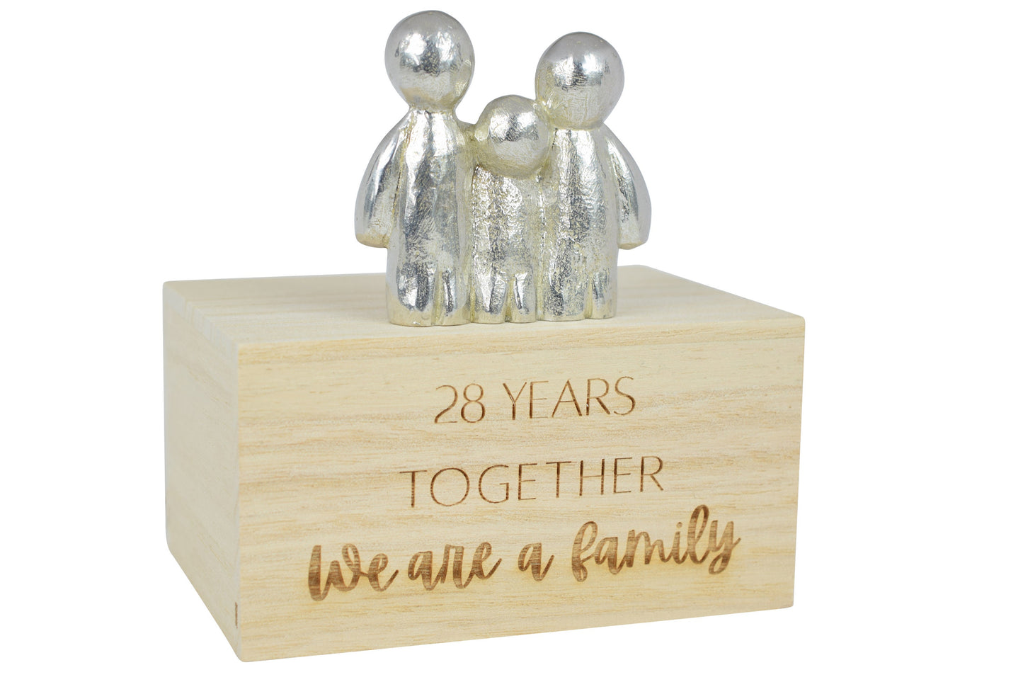 28 Years Together We Are A Family | 28th Anniversary Gift - Choose Your Own Family Combination | Part of the We Made a Family Range