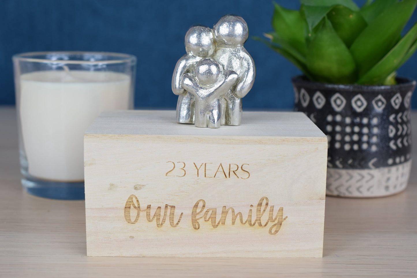 23 Years Our Family | Valentines or 23rd Anniversary Gift - Choose Your Own Family Combination | Part of the We Made a Family Range