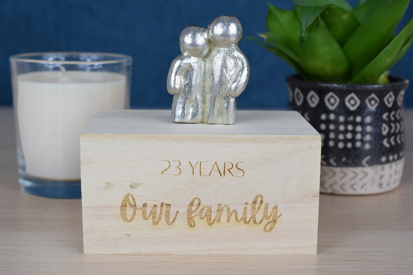 23 Years Our Family | Valentines or 23rd Anniversary Gift - Choose Your Own Family Combination | Part of the We Made a Family Range