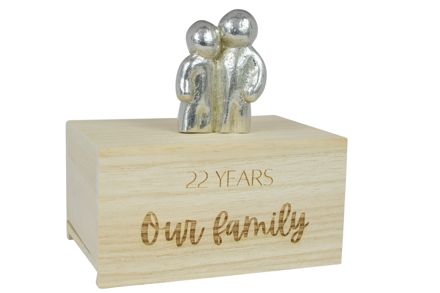 22 Years Our Little Hugging Family | 22nd Anniversary Gift - Choose Your Own Family Combination | Part of the We Made a Family Range