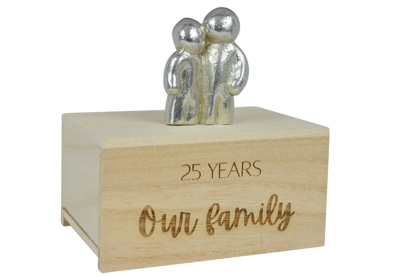 25 Years Our Little Hugging Family | 25th Anniversary Gift - Choose Your Own Family Combination | Part of the We Made a Family Range
