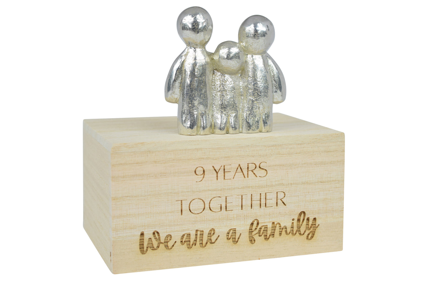 9 Years Together We Are A Family | 9th Anniversary Gift - Choose Your Own Family Combination | Part of the We Made a Family Range