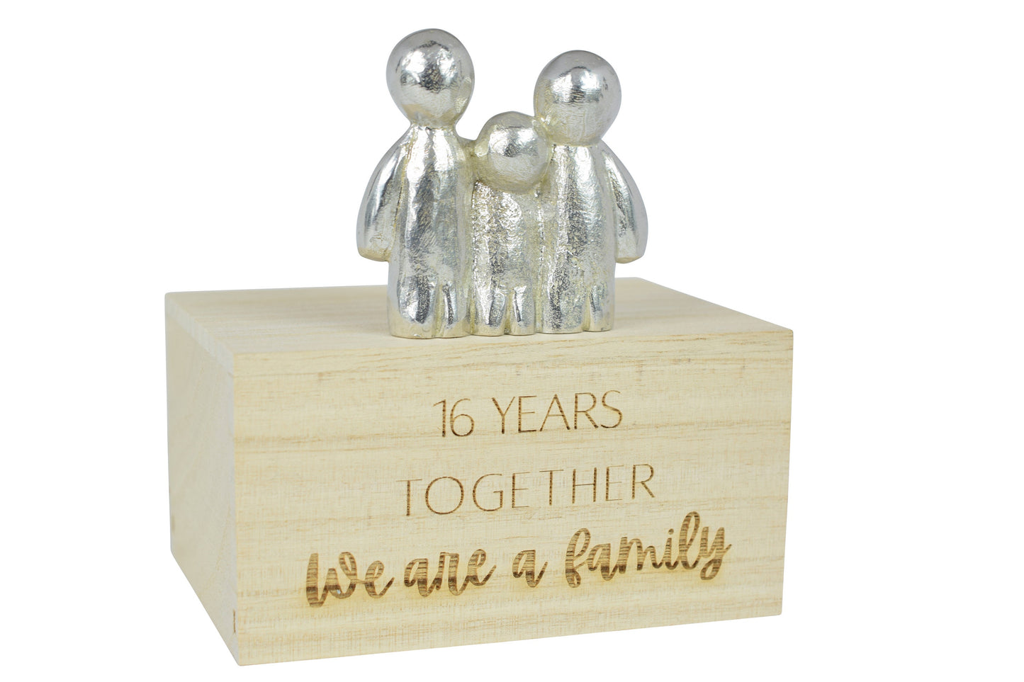 16 Years Together We Are A Family | 16th Anniversary Gift - Choose Your Own Family Combination | Part of the We Made a Family Range