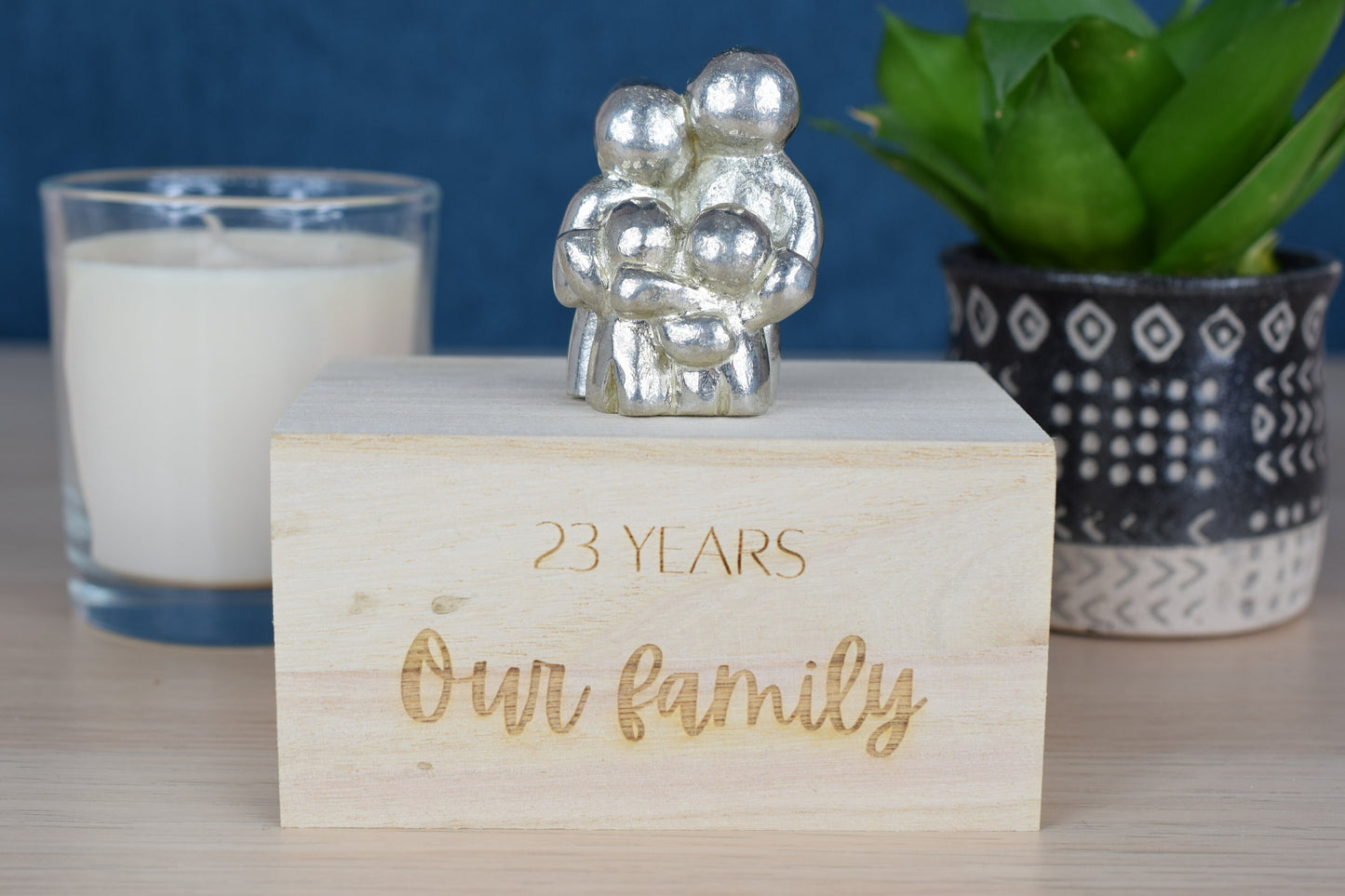 23 Years Our Family | Valentines or 23rd Anniversary Gift - Choose Your Own Family Combination | Part of the We Made a Family Range