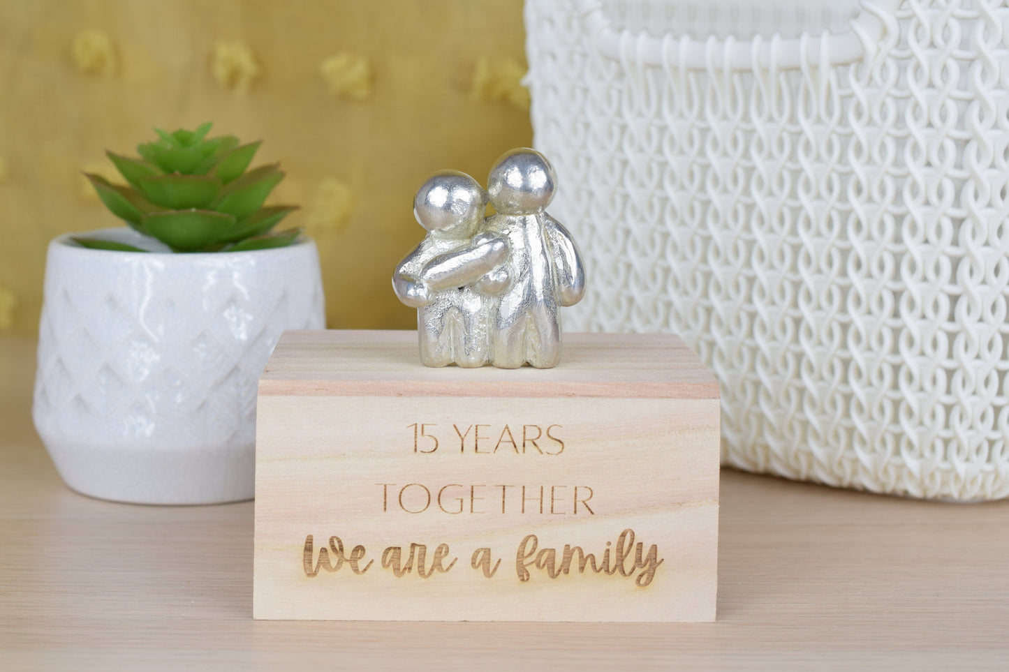 15 Years Together We Are A Family | 15th Anniversary Gift - Choose Your Own Family Combination | Part of the We Made a Family Range