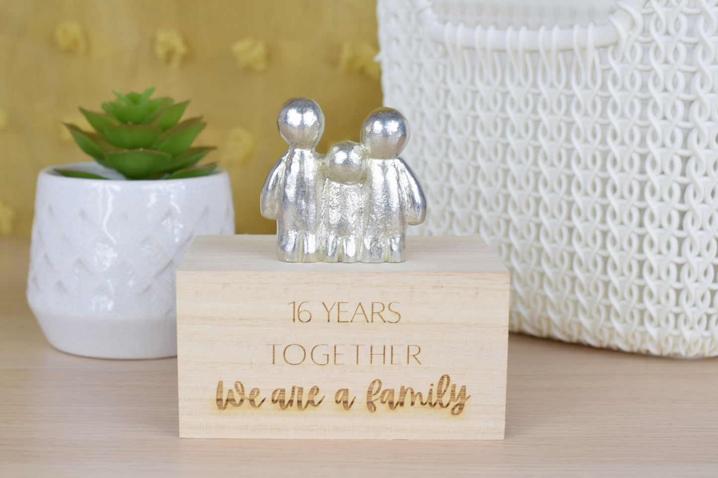 16 Years Together We Are A Family | 16th Anniversary Gift - Choose Your Own Family Combination | Part of the We Made a Family Range