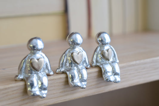 Bronze Children Figures | We Made a Family Extra Sculpture Figurines